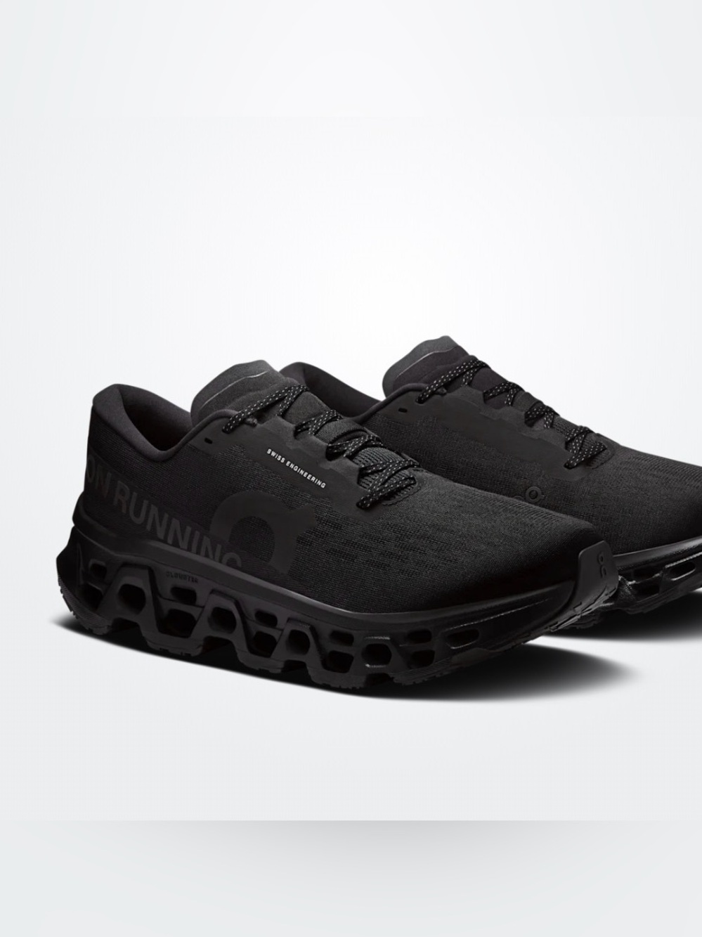 On Running Cloudnova Black Running Sneakers